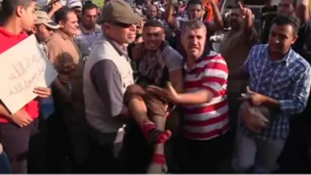 Wani mutumin da ya ji rauni a Masar