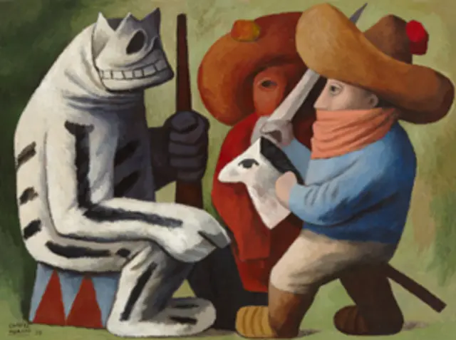 José Chávez Morado, Carnaval en Huejotzingo, 1939