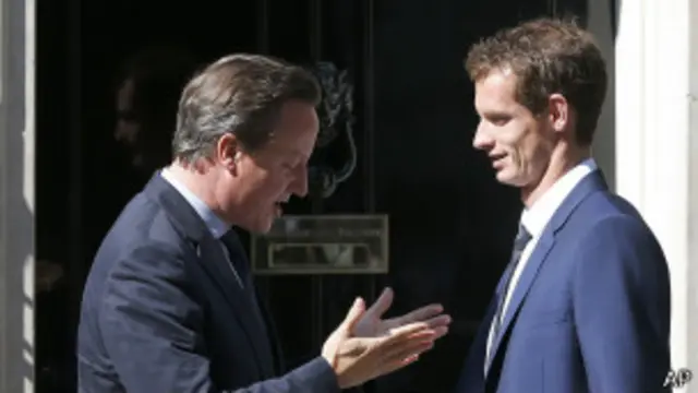 Дэвид Кэмерон и Энди Маррей 