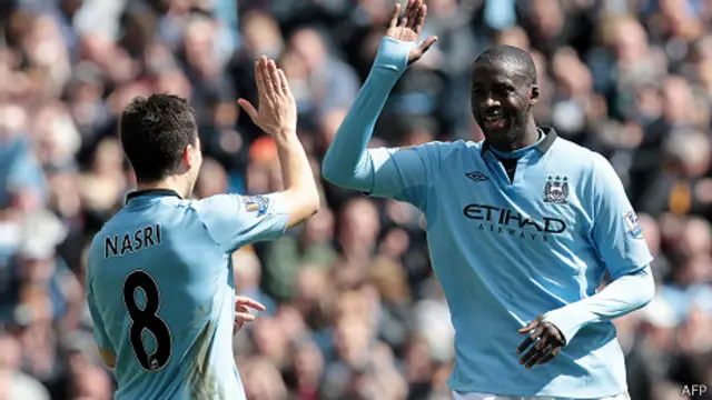 Samir Nasri y Yaya Touré