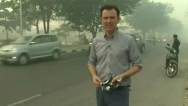 傅東飛在印尼北幹巴魯：我喉嚨裏有一種熱辣辣的燒灼感