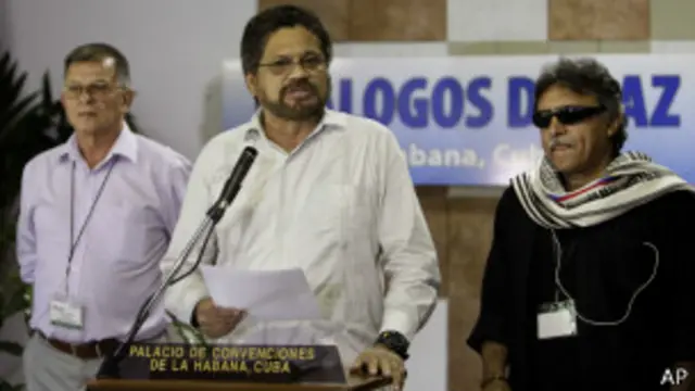 Delgación de las FARC al proceso de paz de La Habana
