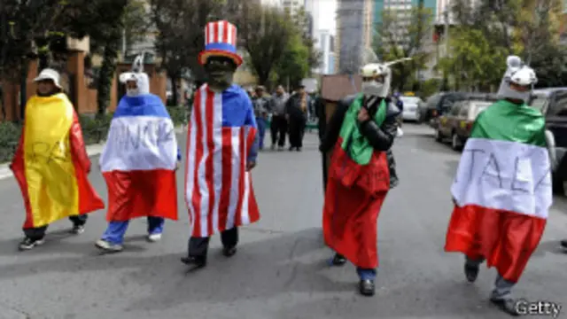 Protesta en La Paz