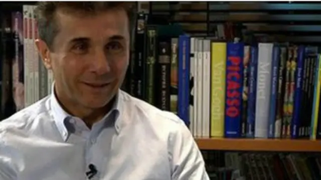 O premiê da Geórgia, Bidzina Ivanishvili