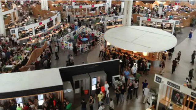 prédio público na Geórgia (BBC)