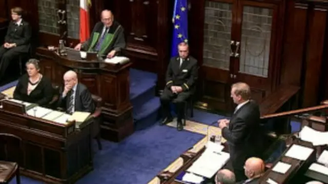 Parlamento irlandés