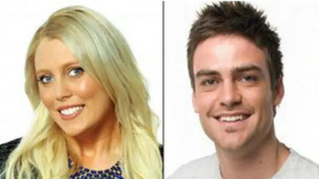 迈克尔・克里斯蒂安（左）与女搭档梅尔•戈雷格（澳大利亚第七频道电视台发放图片12/2012）