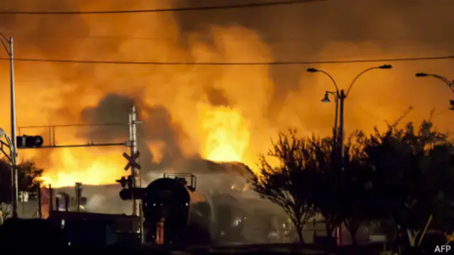 Explosão no Canadá (AFP)