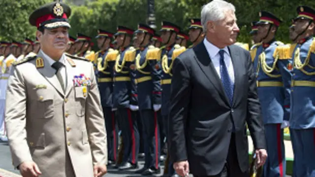 السيسي وهاغل 