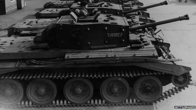 El tanque británico Cromwell fue puesto en acción por primera vez en la Batalla de Normandía en junio de 1944.