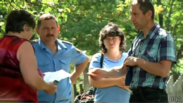 Жители белорусского села