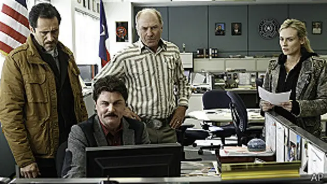 Demián Bichir, Johnny Dowers, Ted Levine y Diane Kruger