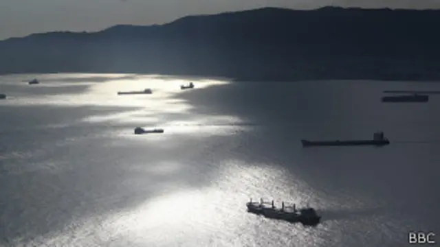 Algeciras desde Gibraltar