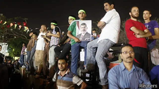 Seguidores de Mohamed Morsi