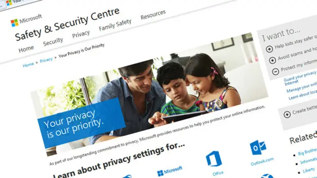 Campaña de Microsoft Tu privacidad es nuestra prioridad