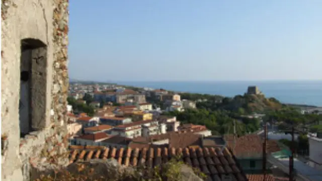 Vista de Scalea, Italia