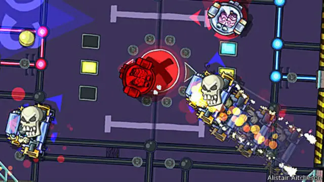 O game 'Slamjet Stadium', criado por Alistair Aitcheson (Foto: Alistair Aitcheson)