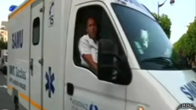 Trem descarrilhado / BBC