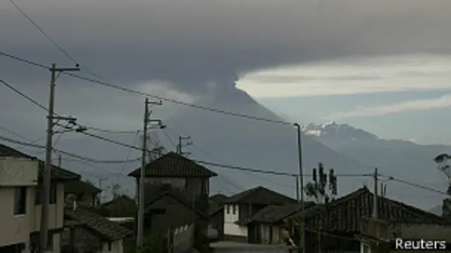 tungurahua, ecuador, volcán
