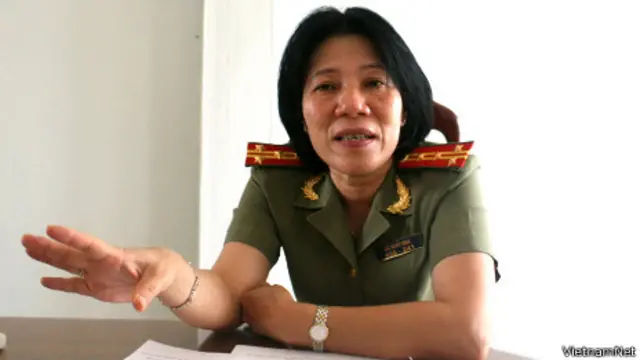 Bà Bùi Tuyết Minh khi còn cấp tá