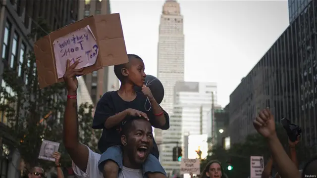 Protesta en Nueva York