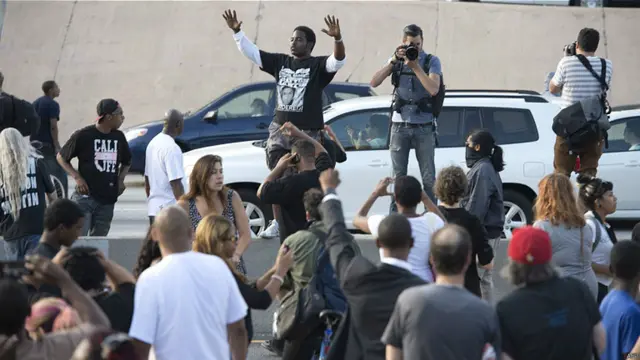 Protestas en California