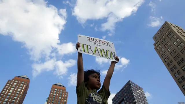 Niño pide justicia para Trayvon