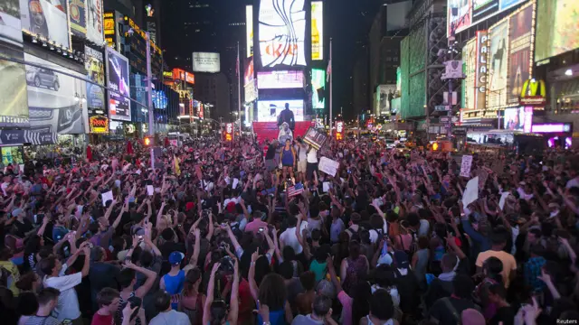 Protestas en Nueva York