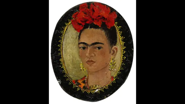 Frida Kahlo 为送给爱人的自画像