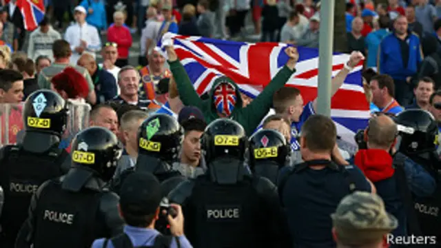 Disturbios en Irlanda del Norte