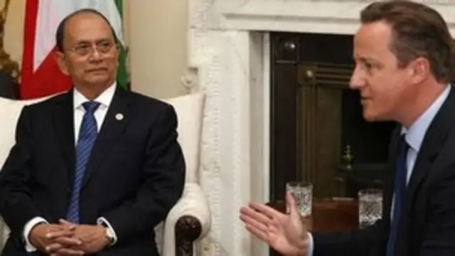 برما کے صدر تھان سین برطانیہ کے پہلے سرکاری دورے پر ہیں