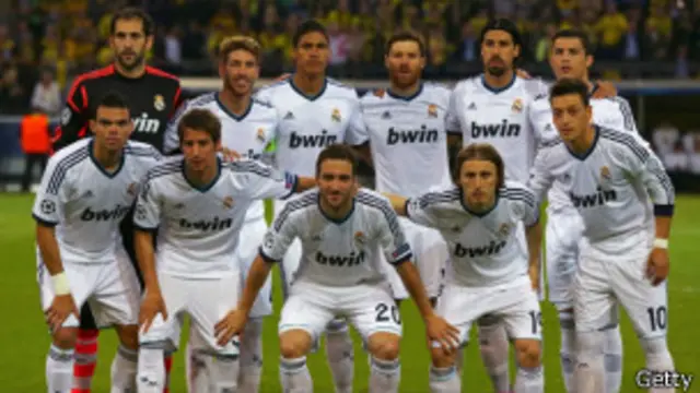 2012年皇马球队合影