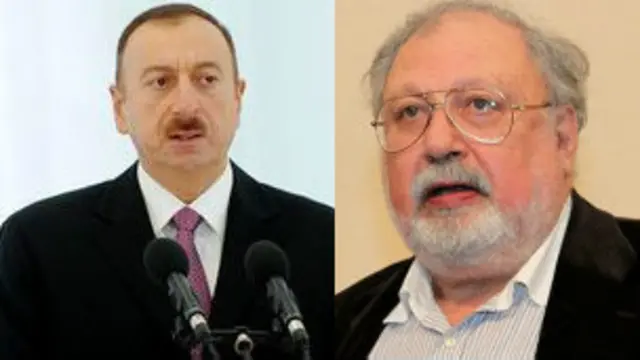 İlham Əliyev və Rüstəm İbrahimbəyov