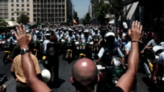 مظاهرات اليونان