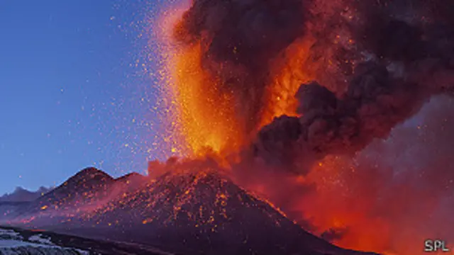 Erupción del volcán Etna