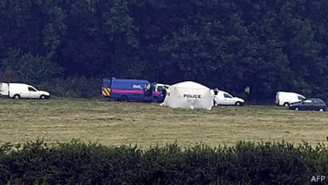 Lugar donde fue encontrado el cuerpo de David Kelly