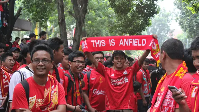 Pendukung Liverpool di Jakarta