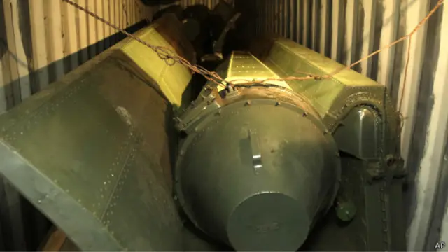 क्यूबा के मुताबिक सोवियत संघ जमाने के पुराने हथियार मरम्मत के लिए जा रहे थे.