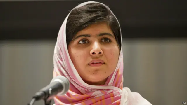 Малала выступает в ООН