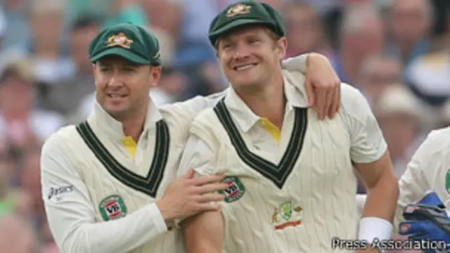 माइकल क्लार्क और शेन वॉटसन