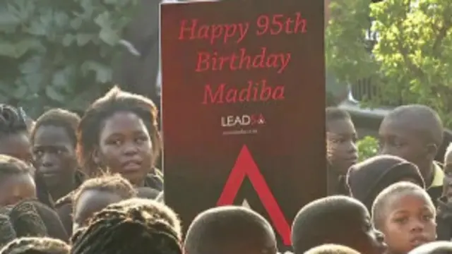مینڈیلا کے لیے سالگرہ کا پیغام