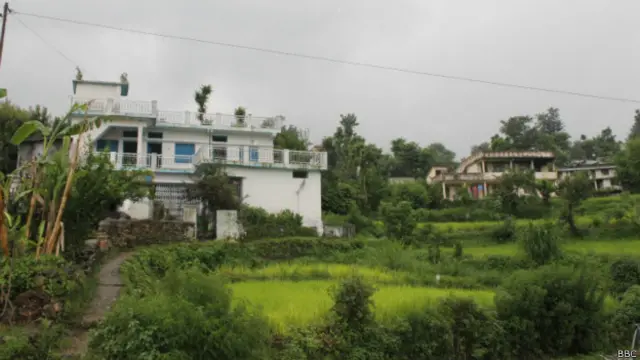 लामगोंडी गाँव का एक दृश्य