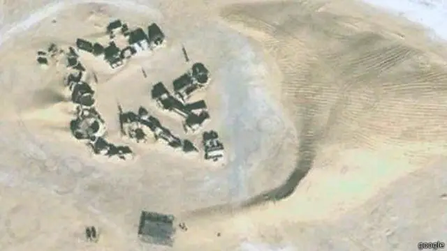 Lokasi pembuatan film 'Star Wars' di gurun Sahara.