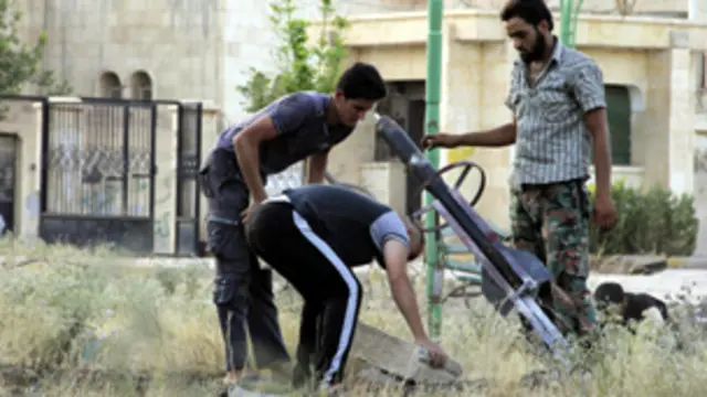 مسلحو "الجيش السوري الحر" المعارض