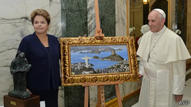 Dilma Rousseff, papa Francisco