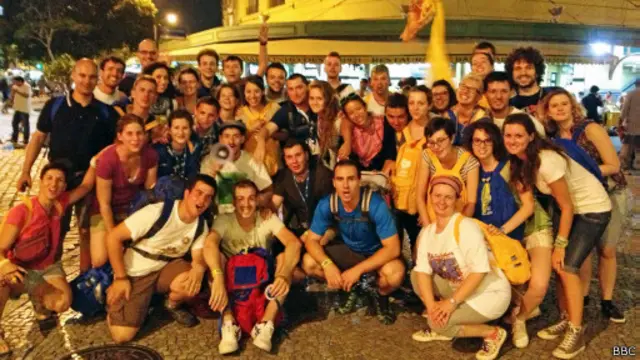 Italianos na JMJ Rio 2013 | Foto: BBC Brasil