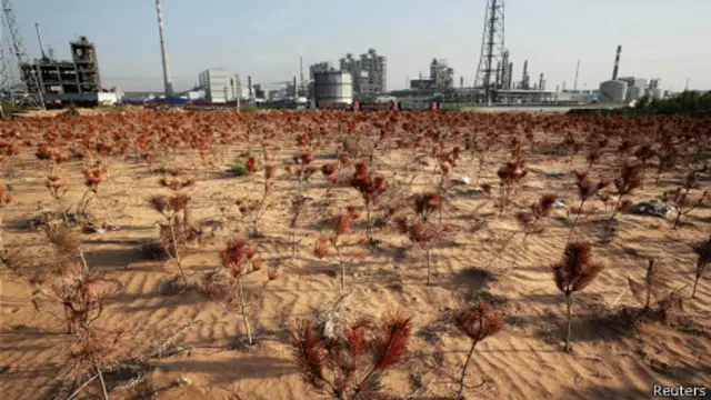 神华集团在鄂尔多斯市附近的“煤转油”示范工程