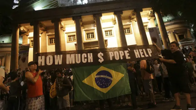 Protestas en Río de Janeiro