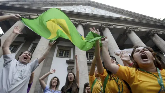 Jóvenes participantes en la JMJ católica
