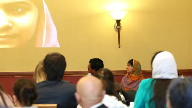 اس موقع پر ایک ویڈیو بھی دکھائی گئی جس کا عنوان تھا ’ملالہ کون ہے‘۔